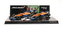 ミニチャンプス 1/43 マクラーレン F1 チーム MCL35M リカルド/ノリス イタリアGP 2021 1-2フィニッシュ 2台セット【532210304...