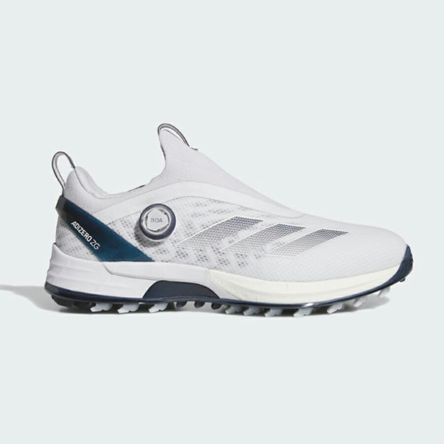 アディダス メンズ スパイクレス ゴルフシューズ アディゼロ ゼッドジー 25 ボア(フットウェアホワイト/カレッジネイビー/ダッシュグレー・サイズ:27.0c...