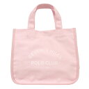 BHC009PK/IV BEVERLY HILLS POLO CLUB ランチトート(ピンク/ロゴ:アイボリー)(4)