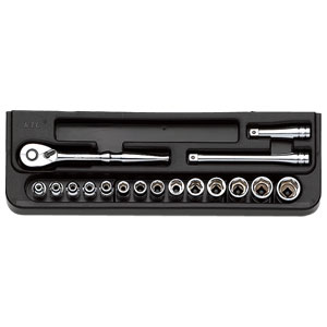 KTC(京都機械工具) 6.3sq.ソケットレンチセット[17点] TB214 KTC