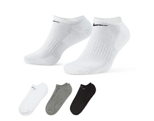 ナイキ エブリデイ クッション トレーニング ノーショウ ソックス 3足組（マルチカラー・サイズ：23-25cm） SX7673-964-23-25 NIKE