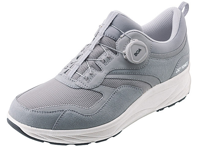 Walking Shoes - ヨネックス メンズ ウォーキングシューズ (ライトグレー・27.0cm) YO-SHWMC114-148-27.0 YONEX LOCO STRIDE パワークッションMC114