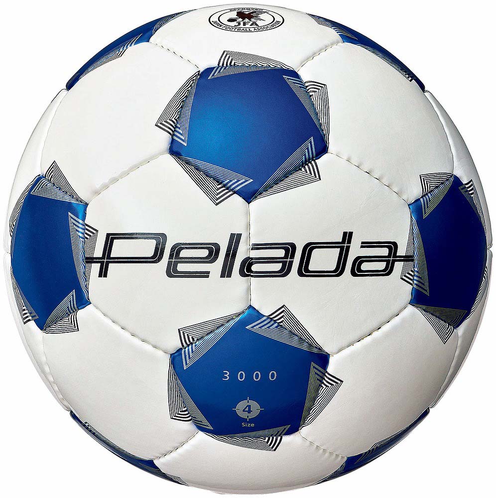 モルテン サッカーボール 4号球 ペレーダ3000（ホワイト×メタリックブルー） F4K3000-WB molten