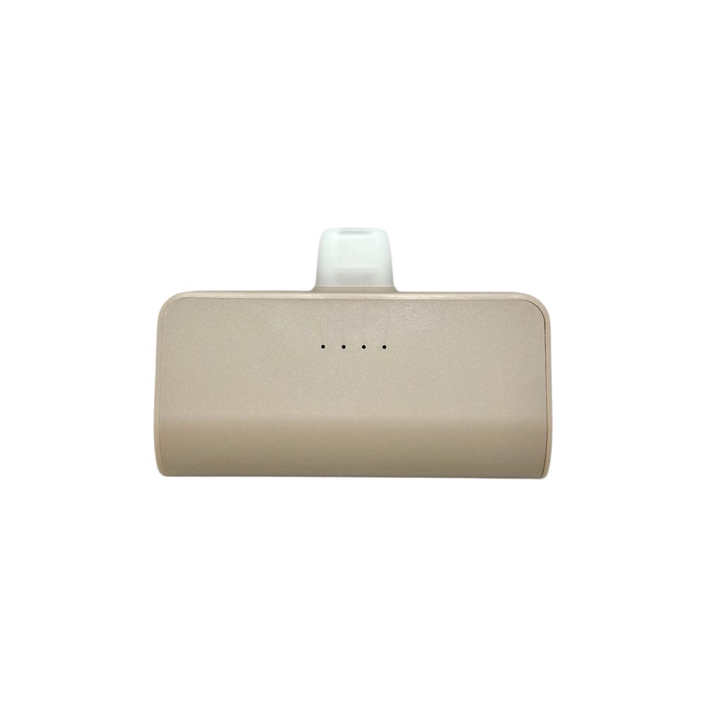 QTJ（クオリティトラストジャパン） Type-C ダイレクトモバイルバッテリー 5000mAh（ベージュ） QTC-0506BG