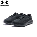 アンダーアーマー メンズ ランニングシューズ UAチャージド サージ4 エクストラワイド(Black/Black/Black・サイズ:27.0cm) DOM-3028249-001-27.0 UNDER ARMOUR(4)