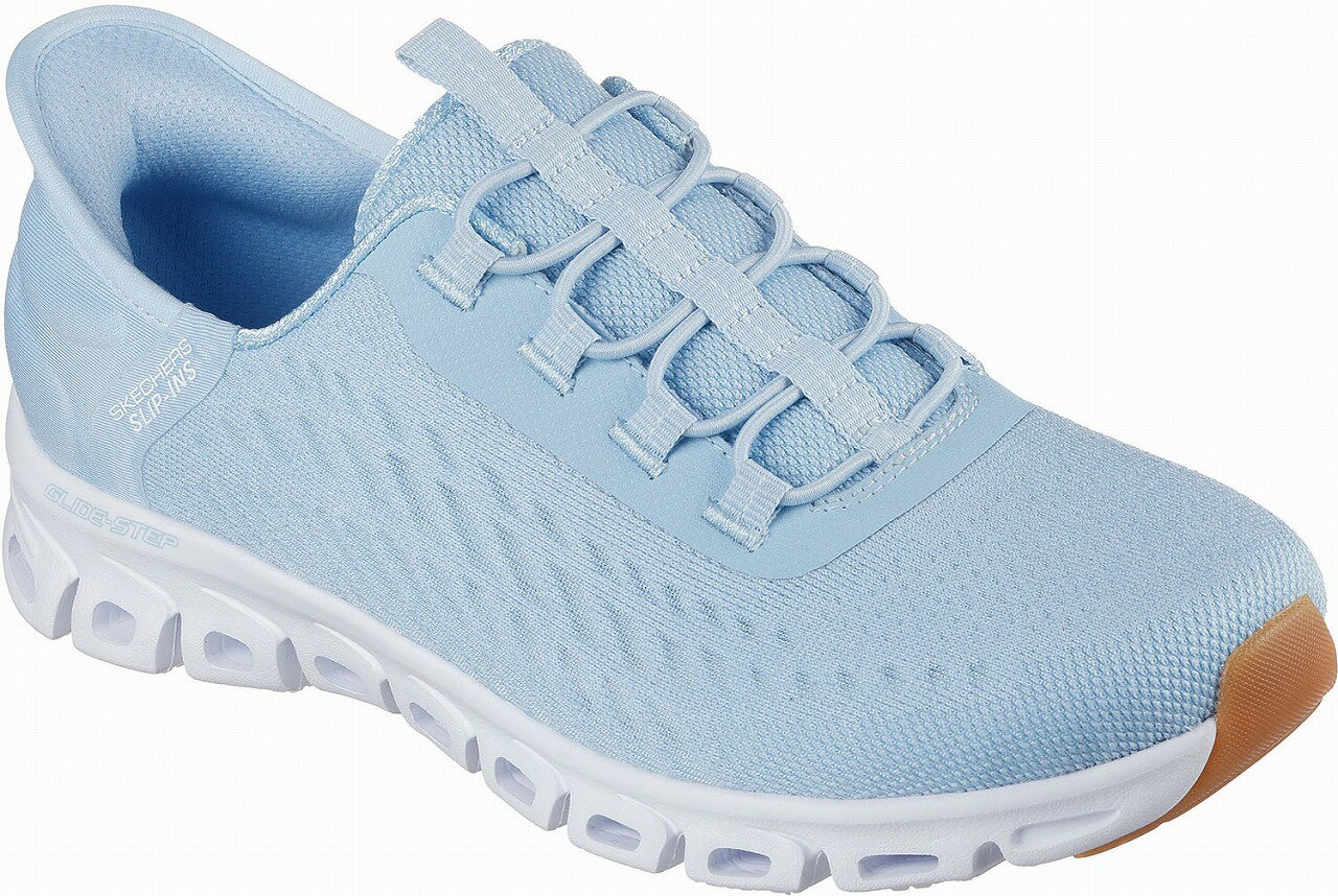 スケッチャーズ レディース スニーカー スリップインズ グライドステップ トランクウィリティ（ライトブルー・サイズ：22.5cm） SKC-104574-LTBL-22.5 SKECHERS