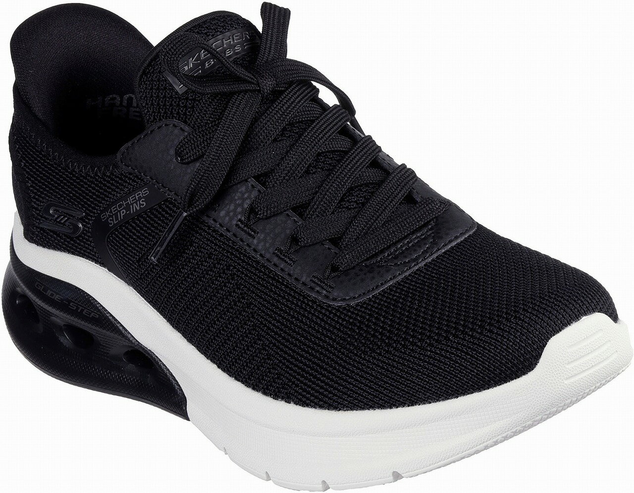 スケッチャーズ レディース スニーカー BOBS ARC WAVES 2.0（ブラック・サイズ：22.0cm） SKC-117638-BLK-22.0 SKECHERS