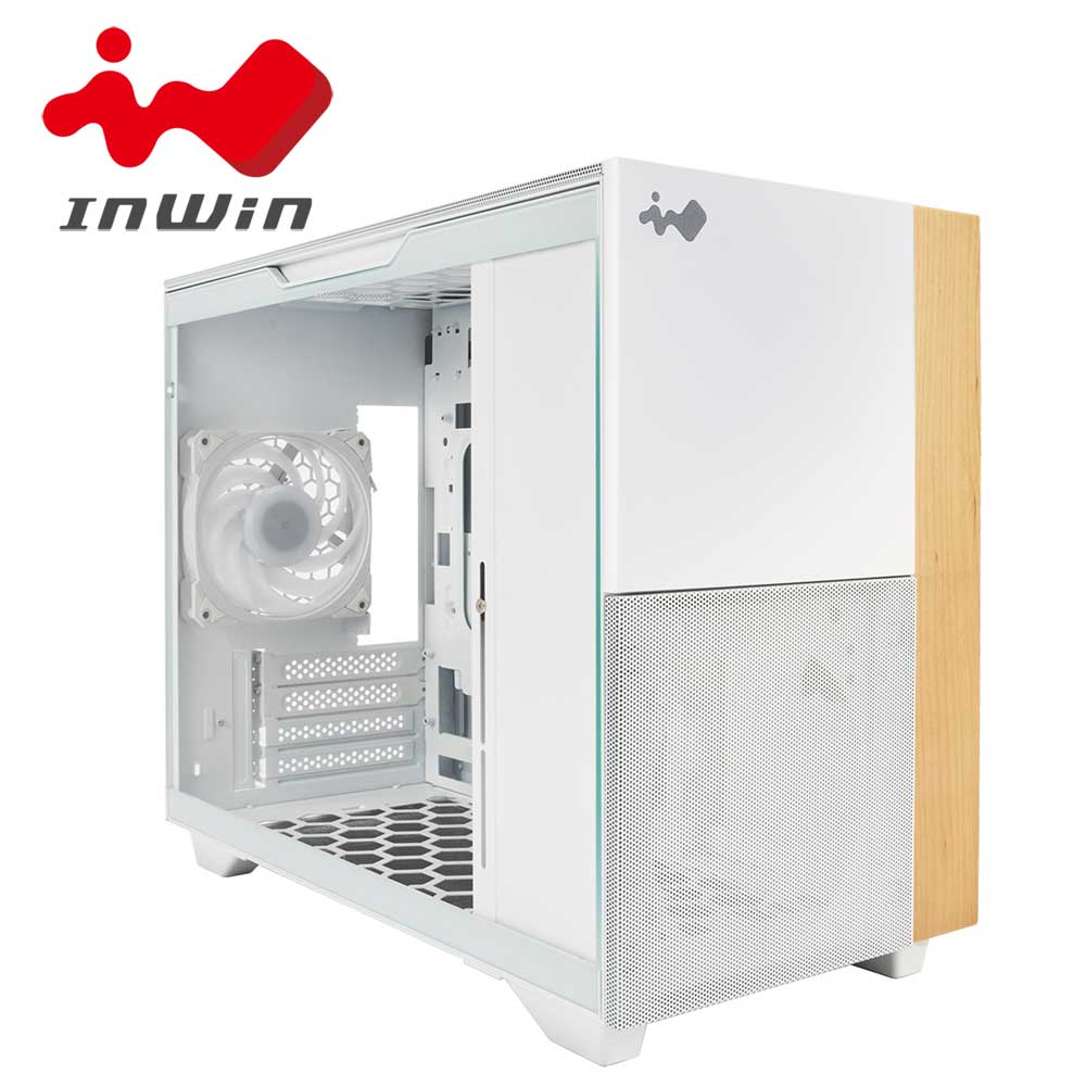 IN WIN ミニタワーケース「F3」シリーズ（ホワイト） IW-CS-F3WHI-1AN120P