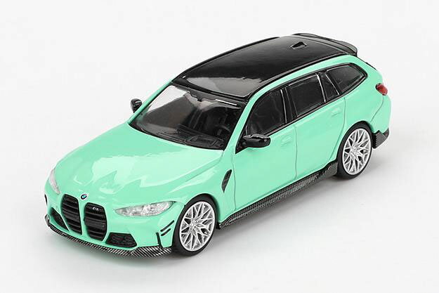 BMW - MINI-GT 1/64 BMW M3 Mパフォーマンス ツーリング ミントグリーン(右ハンドル)【MGT00897-R】 ミニカー