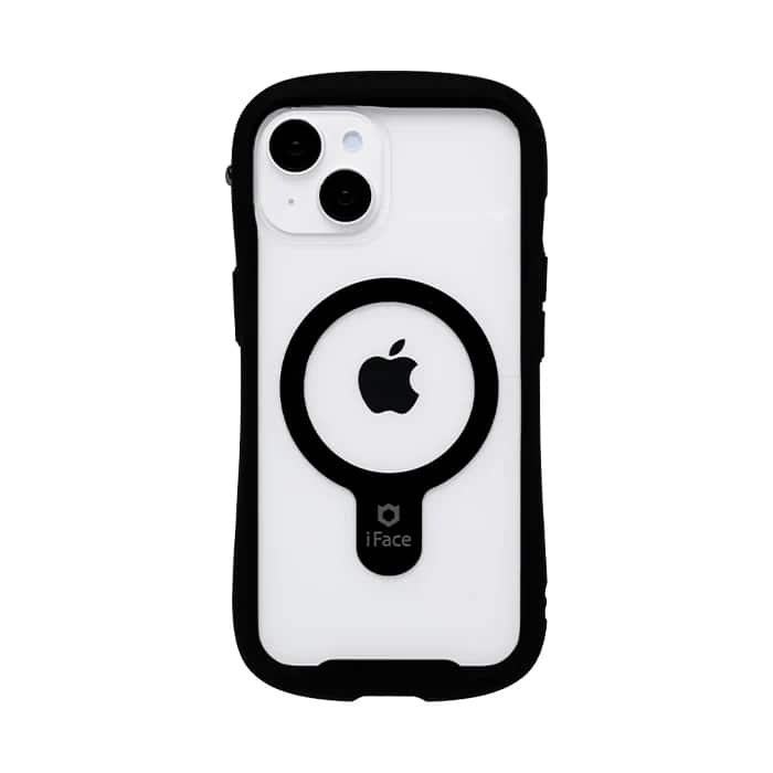 Hamee iPhone 15/14/13用 ガラスケース iFACE REFLECTION MAGSYNQ（ブラック） 41-983430