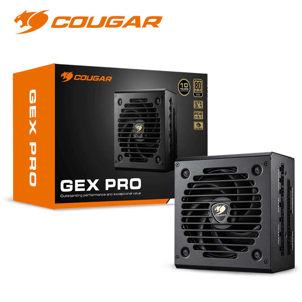 COUGAR｜クーガー ATX 3.1＆PCIe 5.1対応 80PLUS GOLD認証取得 850W 電源ユニット 「GEX PRO」 CGR-GEXP-850
