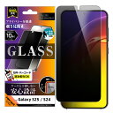 レイアウト Galaxy S25 / S24用 ガラスフィルム 覗き見防止 光沢 平面保護 硬度10H 指紋認証対応 Like standard RT-GS25F/FPG(2)