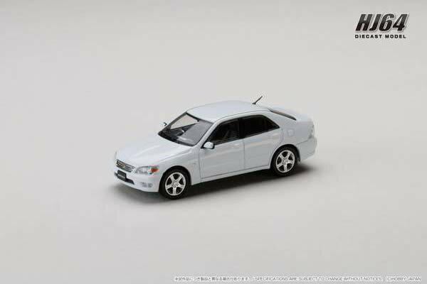 ホビージャパン 1/64 トヨタ アルテッツァ RS200 E10 1998 スーパーホワイトII【HJ641080AW】 ミニカー