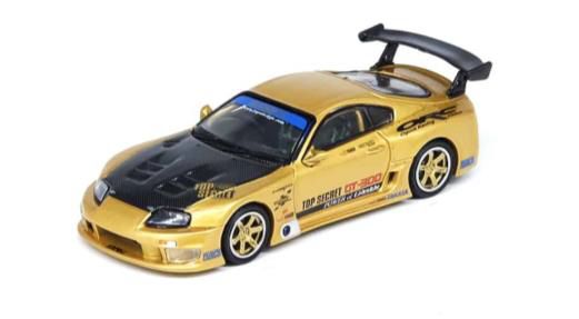INNO MODELS 1/64 Toyota スープラ(A80) TOP SECRET GT300 ゴールド【IN64-A80TS-GOLD】 ミニカー