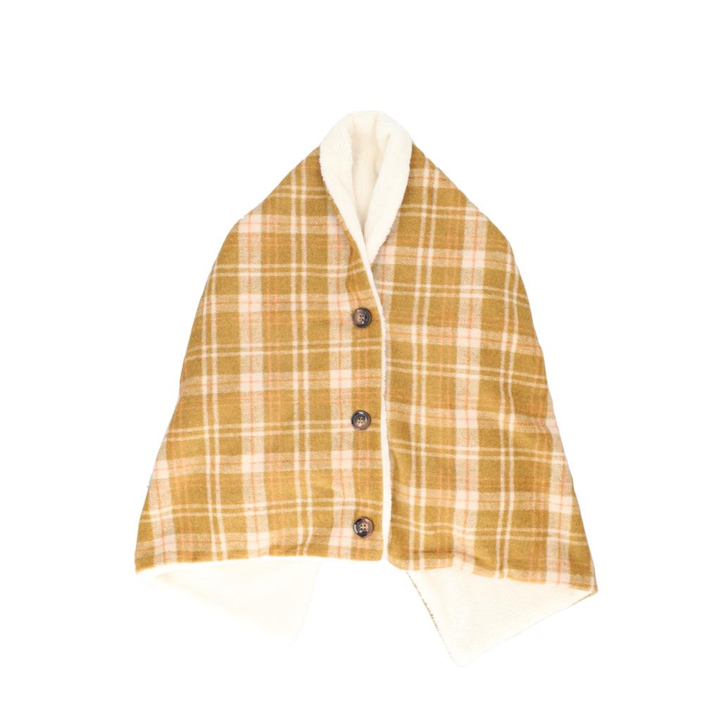 DRAWER PLUS(ドロワープラス) 3way ブランケット（タータンチェックイエロー） 3WAYBRANKET-1A-2T