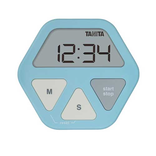タニタ デジタルタイマー　ブルー TD-410-BL TANITA　ガラスにつくタイマー [TD410BL]