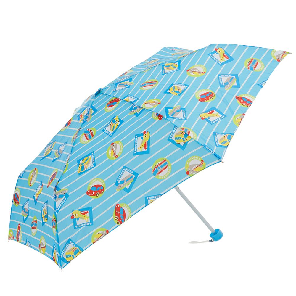 AT5159-1A-2B ATTAIN 折りたたみ傘 安全ろくろ 軽量楽々ミニ 男児 50cm（5155.mizu） [AT51591A2B]
