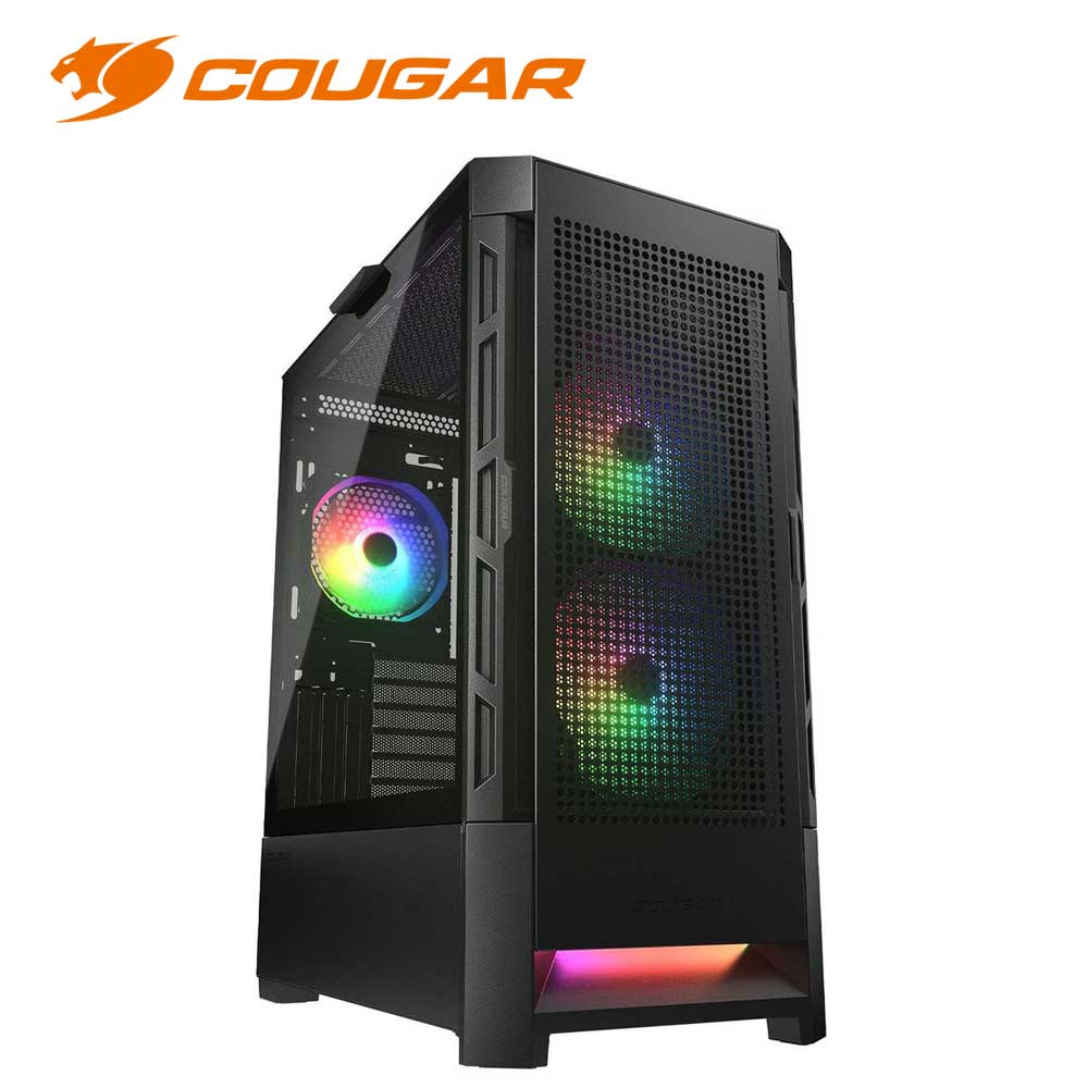 COUGAR｜クーガー ミドルタワーPCケース DUOFACE RGB（ブラック） CGR-5ZD1B-RGB