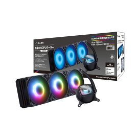 玄人志向 簡易水冷CPUクーラー AIOWC/V2シリーズ 360mm LED有り KURO-AIOWC360L/V2