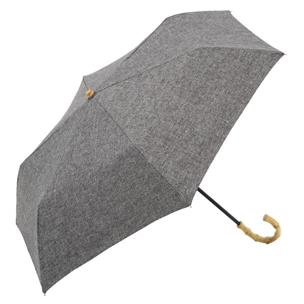 because(ビコーズ) 晴雨兼用 折りたたみ傘 デザインパラソル（プレーンカラー/グレー） BEPARASOLMINI2-1A-2B [BEPARASOLMINI21A2B](4.0)