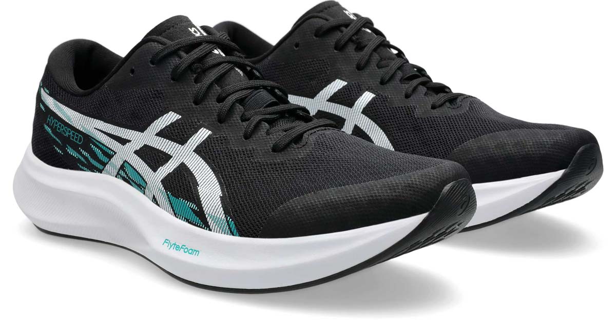 1011B874-002-27.5 アシックス メンズ ランニングシューズ HYPER SPEED 4(Black/White・サイズ:27.5cm) asics
