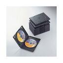 エレコム DVDトールケース 2枚収納・標準タイプ 10枚セット(ブラック) CCD-DVD06-BK