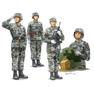 トランペッター 1/35 中国人民解放軍 陸軍戦車兵【00431】 プラモデル