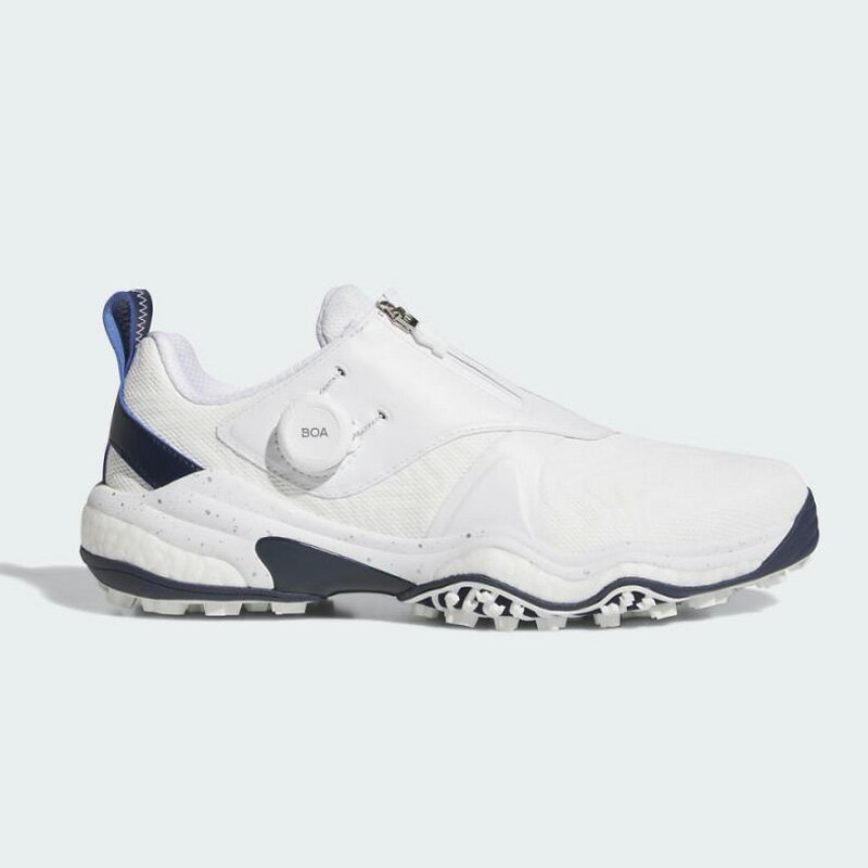 アディダス メンズ スパイクレス ゴルフシューズ コードカオス 25 ボア(フットウェアホワイト/シルバーメタリック/カレッジネイビー・サイズ:26.0cm) ...