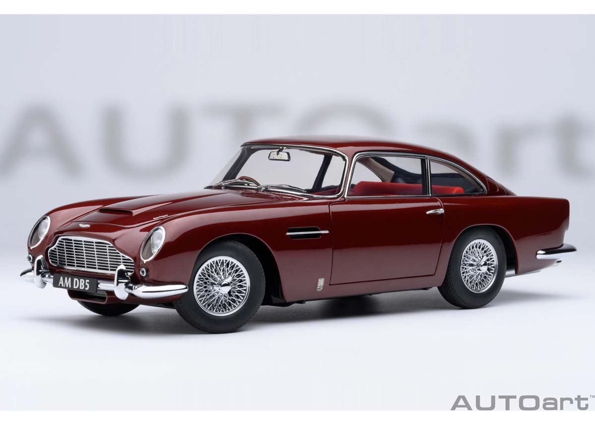 オートアート 1/18 アストンマーチン DB5（ダークレッド・メタリック）【70289】 ミニカー