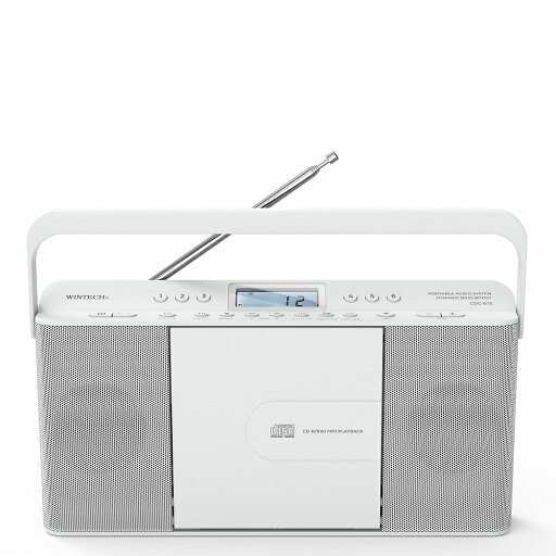 CDC-810W WINTECH CDクロックラジオ(ホワイト) CDC-810W WINTECH CDクロックラジオ(ホワイト)