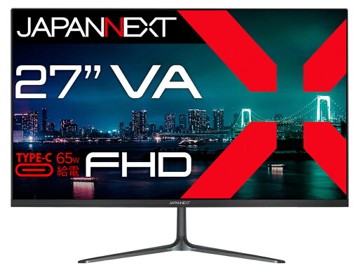 JAPANNEXT|ジャパンネクスト 液晶ディスプレイ(27型/VA/FullHD 1920×1080/75Hz/16ms/HDMI1.4/USB TYPE-C/VESA/2年保証)(ブラック) JN-V27FHD-C65W JAPANNEXT|ジャパンネクスト 液晶ディスプレイ(27型/VA/FullHD 1920×1080/75Hz/16ms/HDMI1.4/USB TYPE-C/VESA/2年保証)(ブラック) JN-V27FHD-C65W