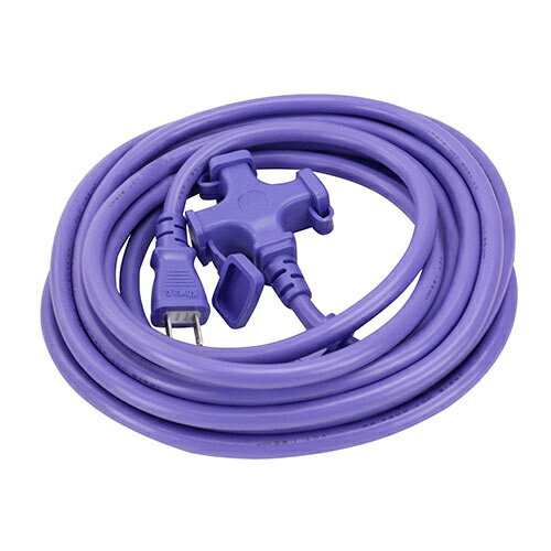 宏和工業 延長コード 15A×5m（紫） FGM087-5KOWA 電源コード