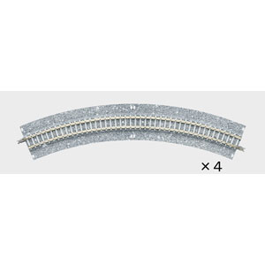 ［鉄道模型］トミックス (Nゲージ) 1771 ワイドPCカーブレールC280-45-WP(F) 4本セット