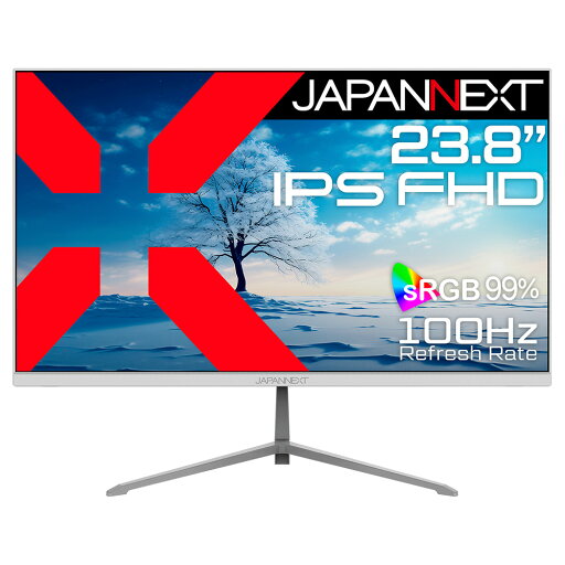 JAPANNEXT|ジャパンネクスト 液晶ディスプレイ(23.8型/IPS(HIS)/フルHD 1920×1080/100Hz/14ms/HDR10/HDMI2.0/DP1.4/USB Type-C/VESA/2年保証)(ホワイト) JN-IPS238FHD2-C6-W JAPANNEXT|ジャパンネクスト 液晶ディスプレイ(23.8型/IPS(HIS)/フルHD 1920×1080/100Hz/14ms/HDR10/HDMI2.0/DP1.4/USB Type-C/VESA/2年保証)(ホワイト) JN-IPS238FHD2-C6-W