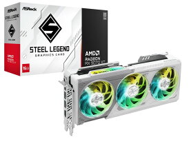 ASRock|アスロック ASRock Radeon RX 9070XT Steel Legend 16G グラフィックボード(ホワイト) RX9070XTSL16G
