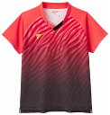 TSP-512502-9000-3XL ヴィクタス レディース 卓球 ゲームシャツ V-LGS502(レッド・サイズ:3XL) VICTAS
