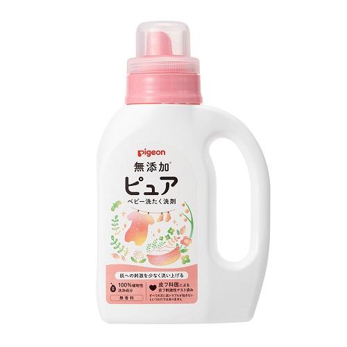 赤ちゃんの洗濯洗剤 無添加ピュア ベビー洗たく洗剤 800ml ピジョン ピユア800ML