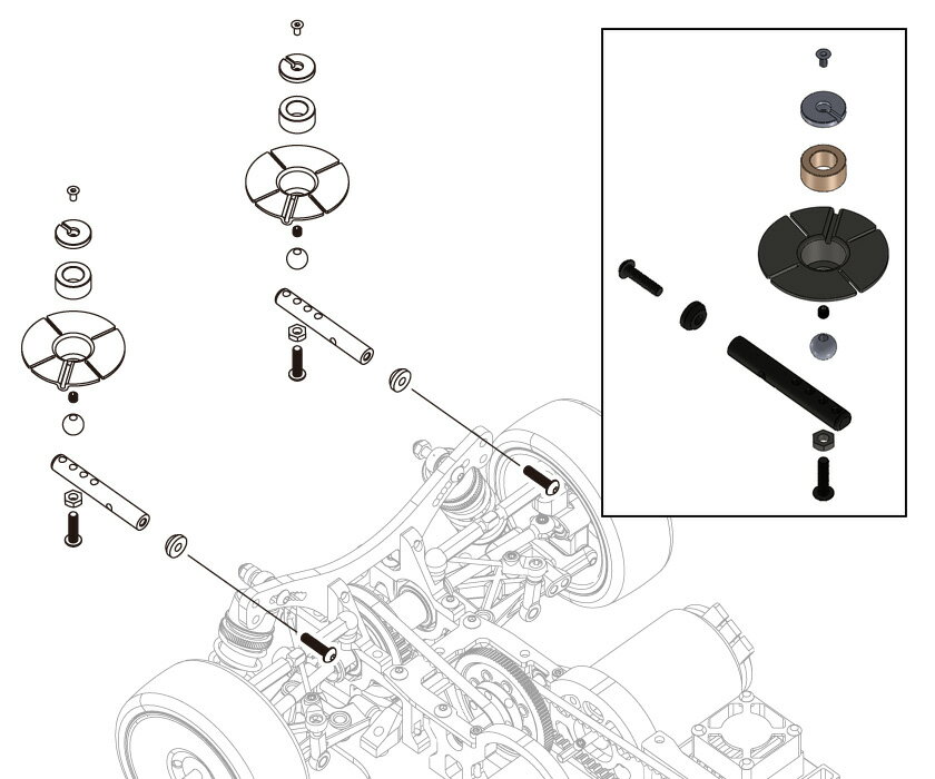 ABCホビー 【再生産】ガ・チーン ローマウント【69295】 ラジコン