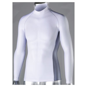 ボディタフネス 冷感 消臭パワーストレッチ 長袖ハイネックシャツ 3L (ホワイト) JW-625-WHT-3L BODY TOUGHNESS おたふく手袋