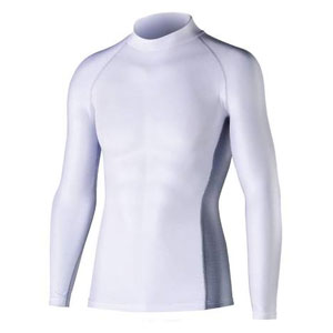 ボディタフネス 冷感 消臭パワーストレッチ 長袖ハイネックシャツ L (ホワイト) JW-625-WHT-L BODY TOUGHNESS おたふく手袋
