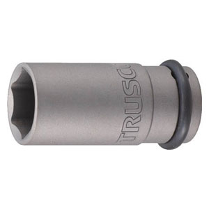 トラスコ中山 インパクト用ロングソケット（差込角12．7）対辺28mm T428AL
