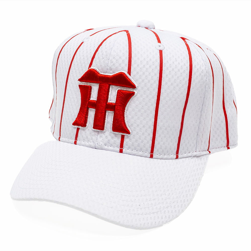 ミズノ 【阪神タイガース公認】カラーキャップ（ホワイト×レッド・サイズ：56-60cm） 12JRCT1762F 【阪神タイガース】　MIZUNO　2025年のサムネイル