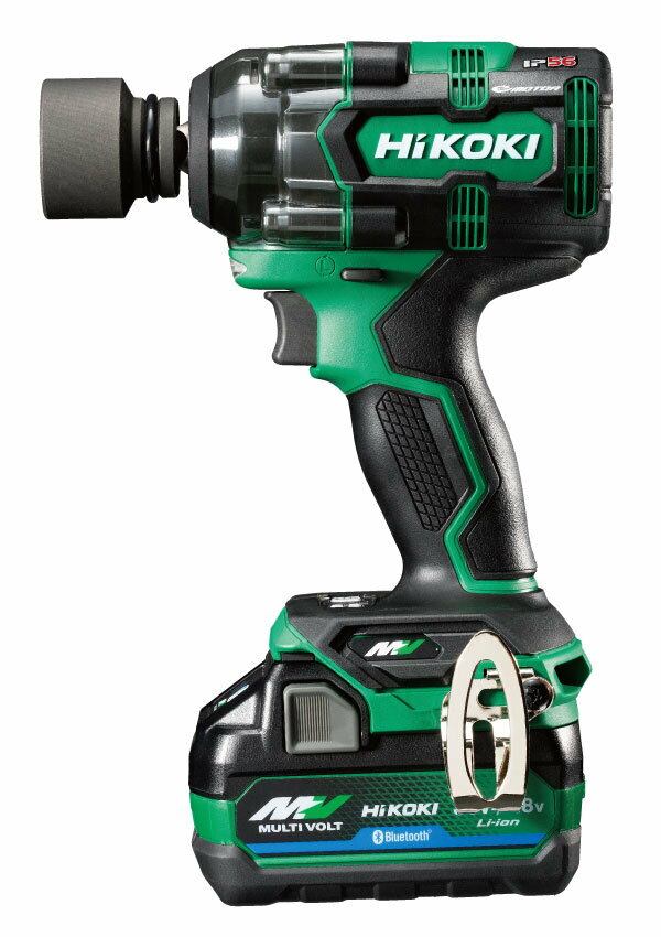 HiKOKI 36V コードレスインパクトレンチ アグレッシブグリーン (マルチボルト蓄電池(BSL36A18BX)×2個・..