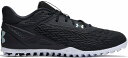 DOM-3027448-001-25.5 アンダーアーマー 野球 トレーニングシューズ UAヤード ターフ3.0(Black/Black/White・サイズ:2...