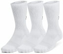 DOM-1386311-100-MD アンダーアーマー UAトレーニング コットン クルー ソックス 3足セット(White/White/Black・サイズ:MD) UNDER ARMOUR(4)