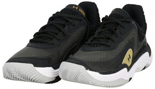 DOM-3028461-002-27.0 アンダーアーマー バスケットボールシューズ UAスポーン7(Black/Metallic Gold/Black・サイズ:27.0cm) UNDER ARMOUR DOM-3028461-002-27.0 アンダーアーマー バスケットボールシューズ UAスポーン7(Black/Metallic Gold/Black・サイズ:27.0cm) UNDER ARMOUR