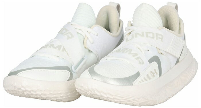 DOM-3028832-100-26.5 アンダーアーマー バスケットボールシューズ UAフロー フューチャーX 4 ジェットセッター(White/Stone/Sandstorm・サイズ:26.5cm) UNDER ARMOUR