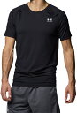 DOM-1387941-001-XL アンダーアーマー UA ヒートギア フィッティド ショートスリーブシャツ(Black・サイズ:XL) UNDER ARMO...