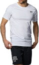 DOM-1387941-100-XL アンダーアーマー UA ヒートギア フィッティド ショートスリーブシャツ(White・サイズ:XL) UNDER ARMO...