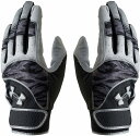 DOM-6001006-001-LG アンダーアーマー UAアンディナイアブル プロ バッティンググローブ(Black/Silver・サイズ:LG) UNDER ARMOUR(4)